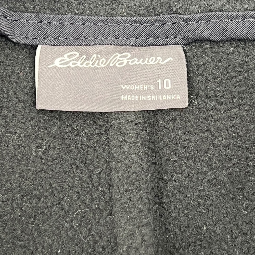 Eddie Bauer Guide Pro Fleece Lined Pants Womens 10 Black D3261024 Hiking Outdoor - Picture 3 of 12